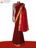 Traditional Contrast Pure Mysore Crepe Silk Saree 